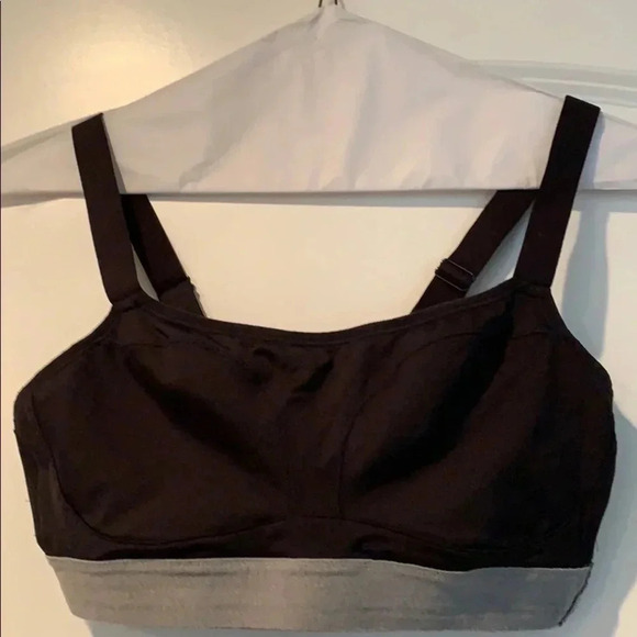 Half Moon Black Sports Bra - Picture 1 of 3